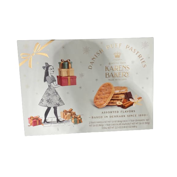 Karens Bakery Danish Puff Pastries Assorted Flavors 22.5 oz. - Karens Bakery