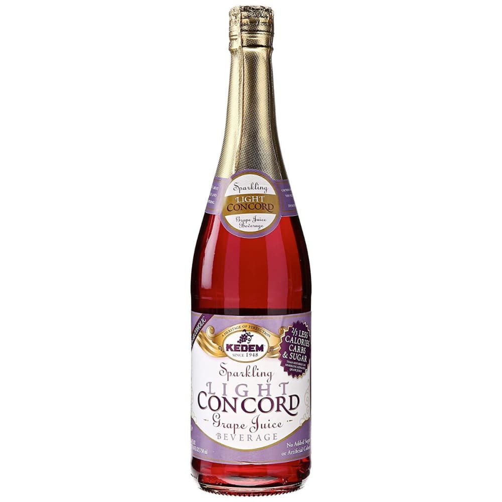 KEDEM: Juice Sparkling Light Concord 750 ML (Pack of 4) - Grocery > Beverages > Juices - Kedem