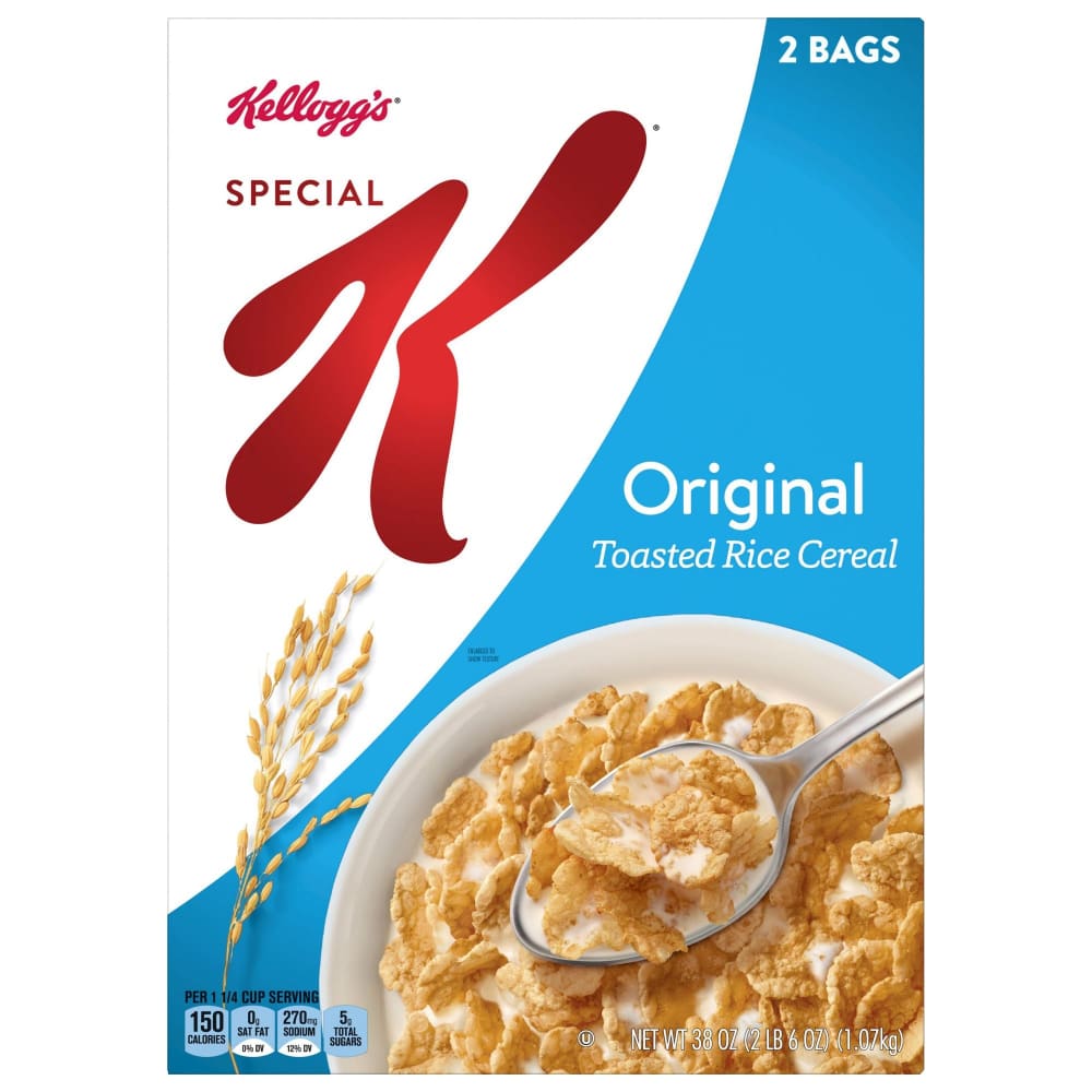 Kellogg's Special K Original Breakfast Cereal, 2 pk. ShelHealth