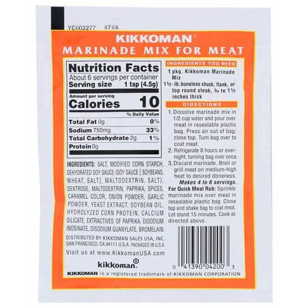 KIKKOMAN Kikkoman Mix Marinade Meat, 1 Oz