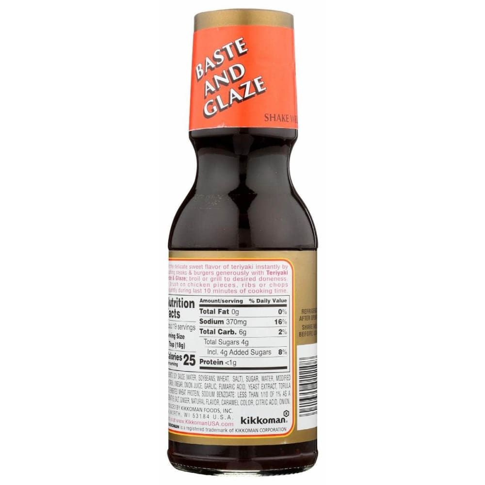 KIKKOMAN Kikkoman Teriyaki Baste And Glaze, 12 Oz