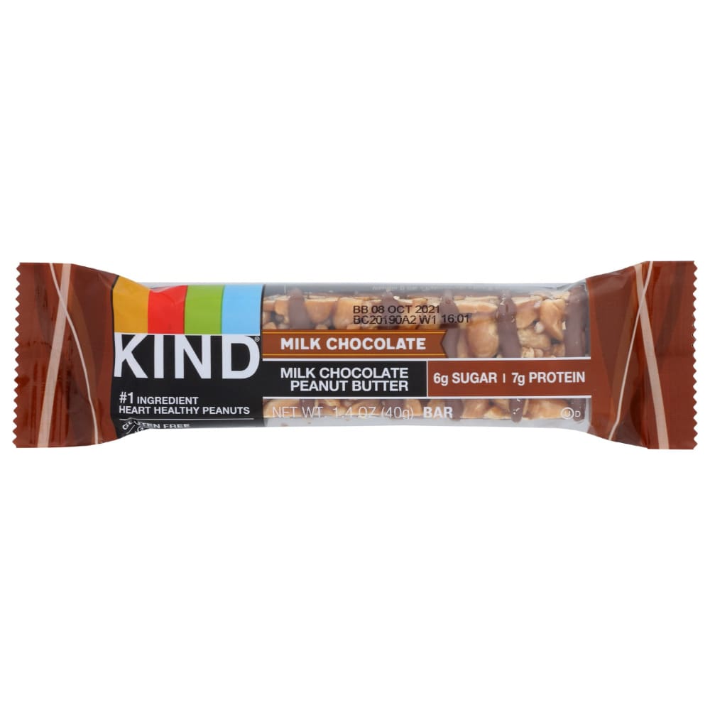 KIND: Bar Milk Choc Pnt Btr 1.4 OZ (Pack of 6) - KIND