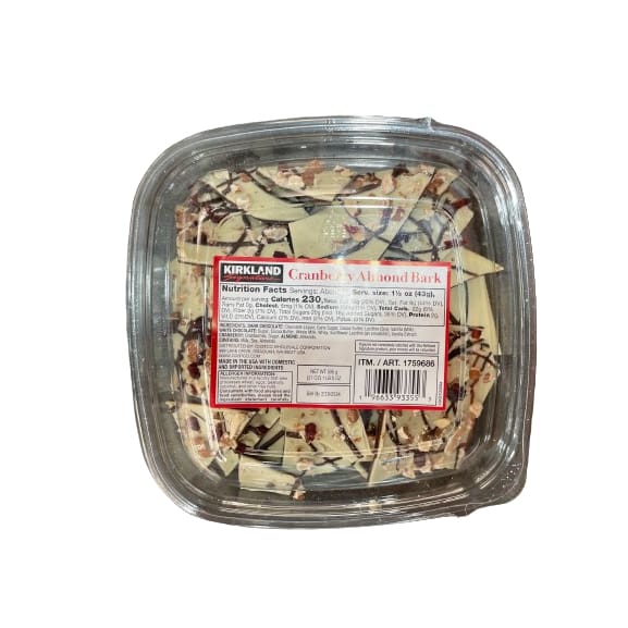 Kirkland Signature Cranberry Almond Bark 21 oz. - Kirkland Signature