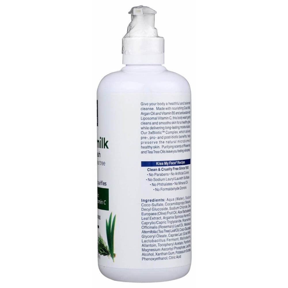 KISS MY FACE Kiss My Face Body Wash Rosemary Tea Tree, 16 Oz