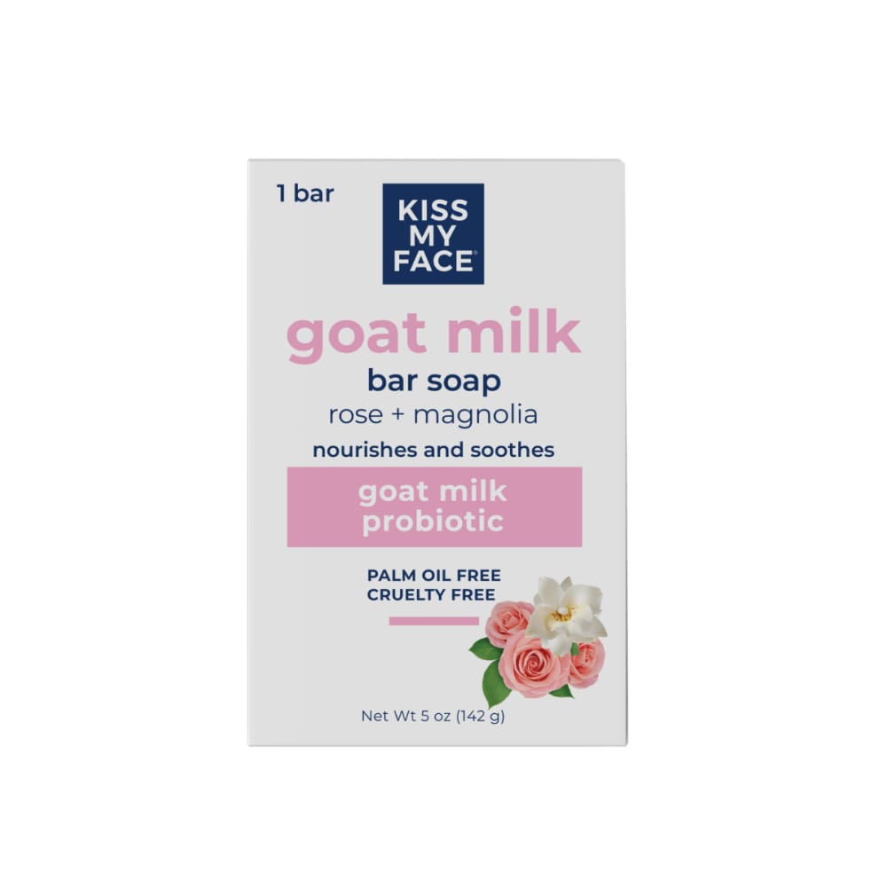 KISS MY FACE Beauty & Body Care > Soap and Bath Preparations > Soap Bar KISS MY FACE Soap Bar Rose Magnolia, 5 oz