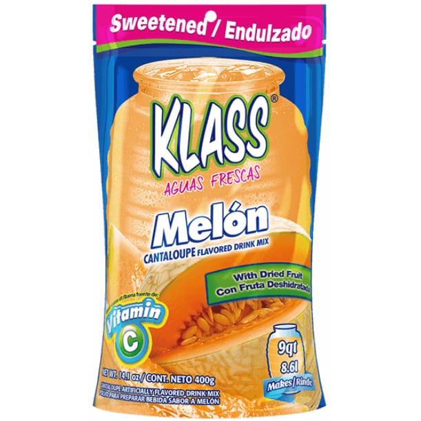 Klass Klass Beverage Mix Cantaloupe Sweetened, 14.1 oz