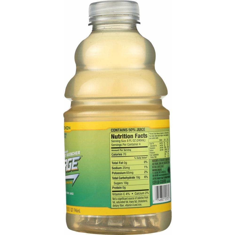 Knudsen Knudsen Juice Recharge Lemon Organic, 32 oz