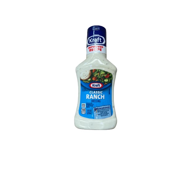 Kraft Classic Ranch Salad Dressing, 8 fl oz Bottle