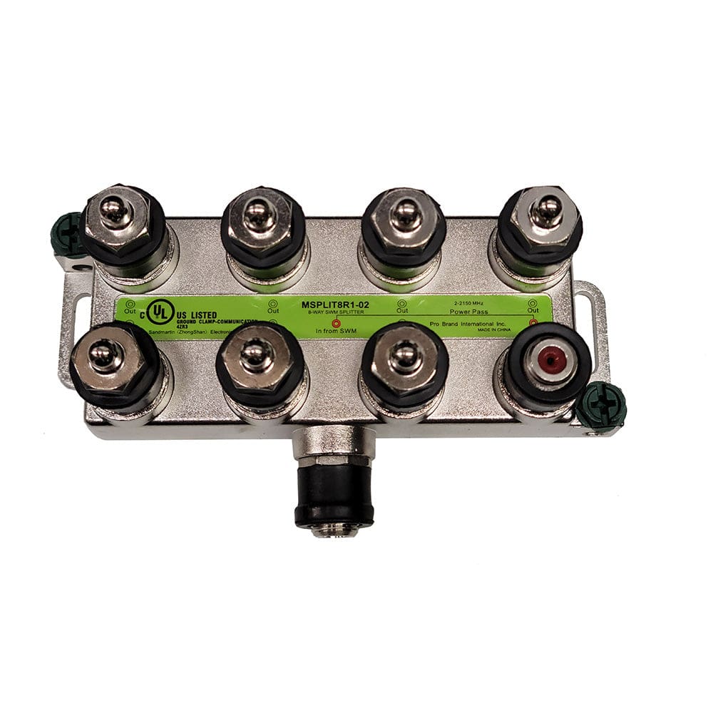 KVH SWM 8 Way Splitter - Entertainment | Satellite Receivers,Entertainment | Accessories,Entertainment | Satellite TV Antennas - KVH