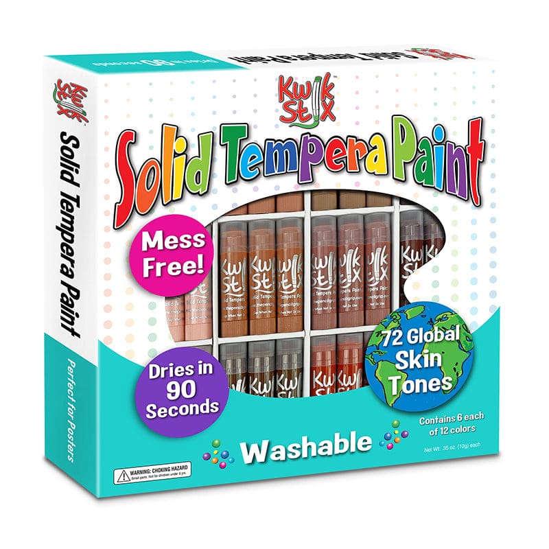 Kwik Stix 72Pcs Skin Tone Classpack - Paint - The Pencil Grip