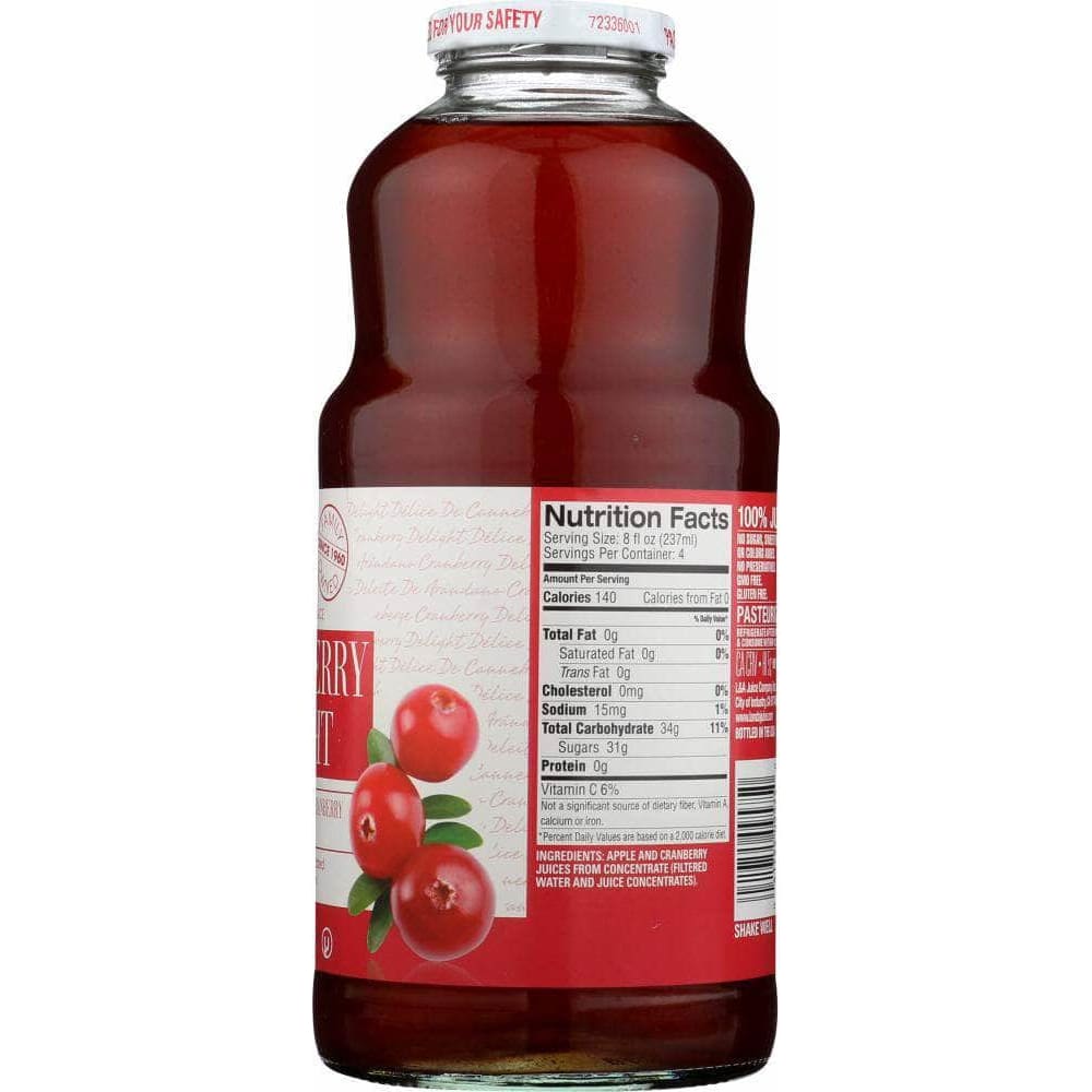 L&A L & A Juice Cranberry Delight, 32 oz