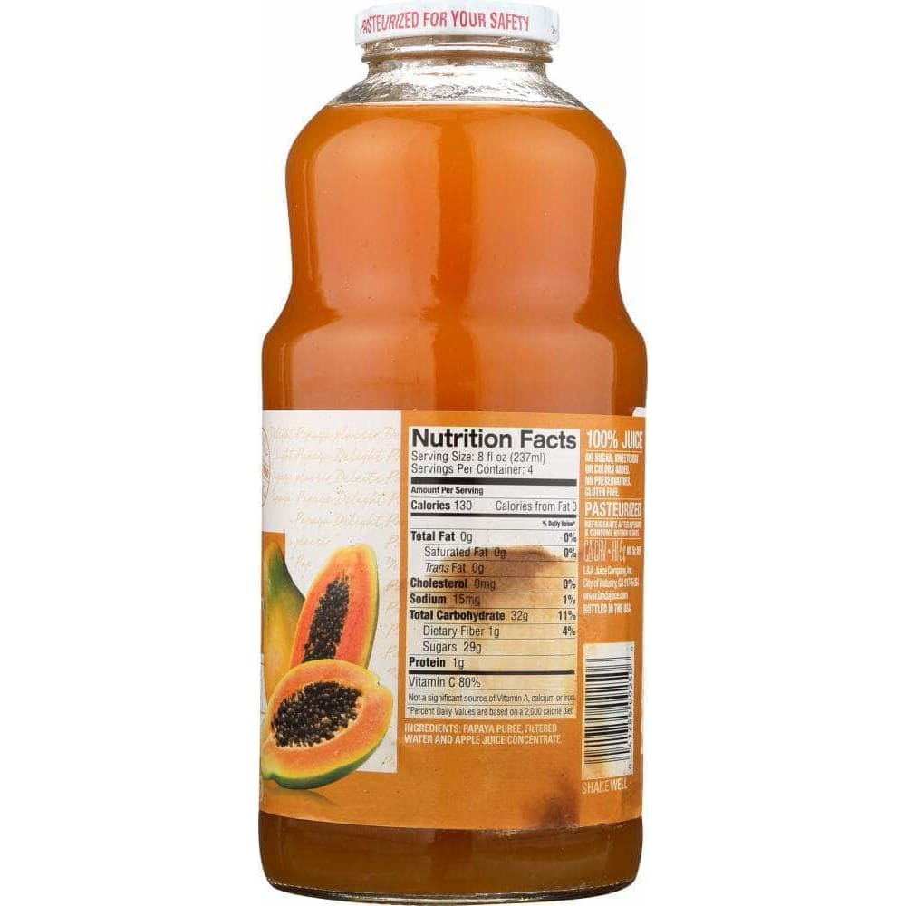 L&A L & A Juice Papaya Delight, 32 oz