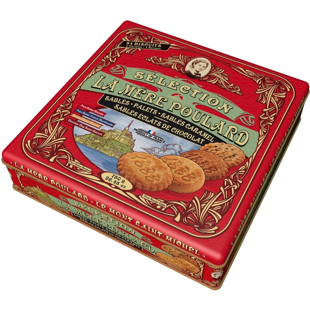 La Mère Poulard French Butter Cookies 4 Flavors 26.45oz - Shop by Occasions - La