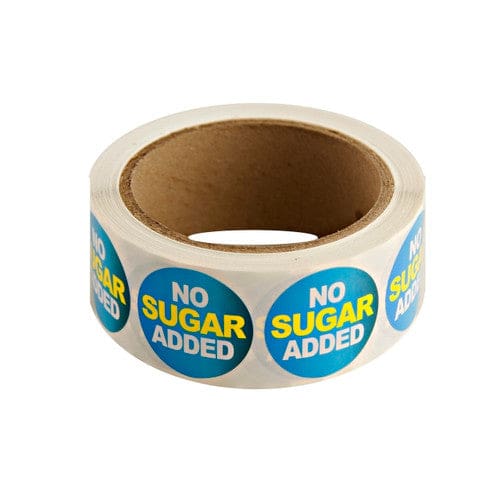 Labels Blue No Sugar Added Label s 500ct - Misc/Packaging - Labels