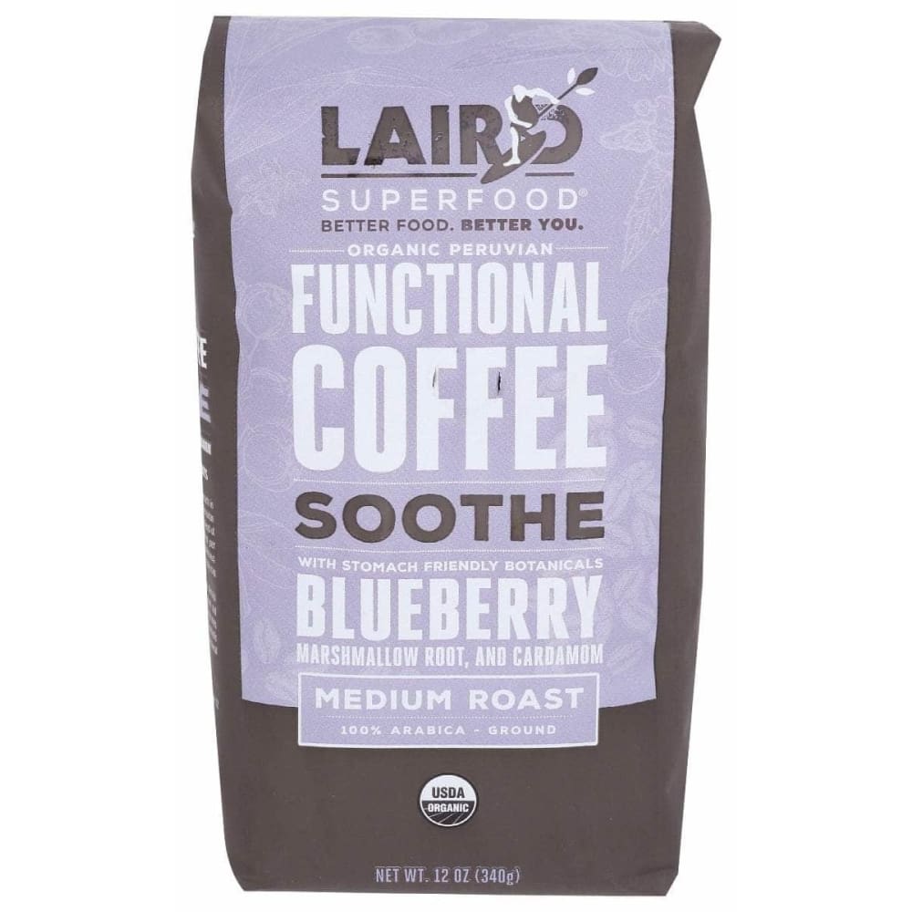 LAIRD SUPERFOOD LAIRD SUPERFOOD Soothe Medium Roast Ground Coffee, 12 oz