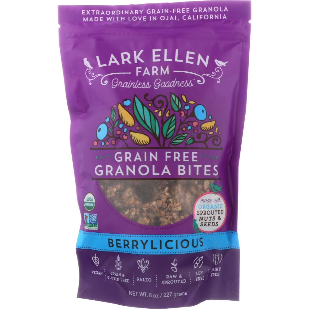 LARK ELLEN FARM: GRANOLA BITES BERRYLICIS (8.000 OZ) (Pack of 3) - LARK ELLEN FARM