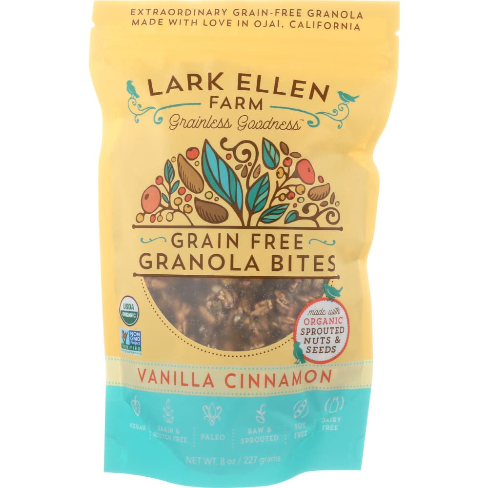 LARK ELLEN FARM: GRANOLA BITES VANLA CNMN (8.000 OZ) (Pack of 3) - LARK ELLEN FARM