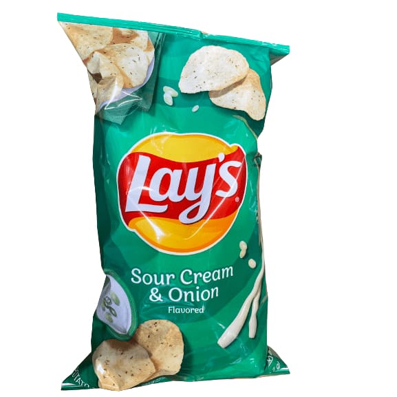 Lay's Lay's Potato Chips, Sour Cream & Onion Flavor, 7.75 oz Bag