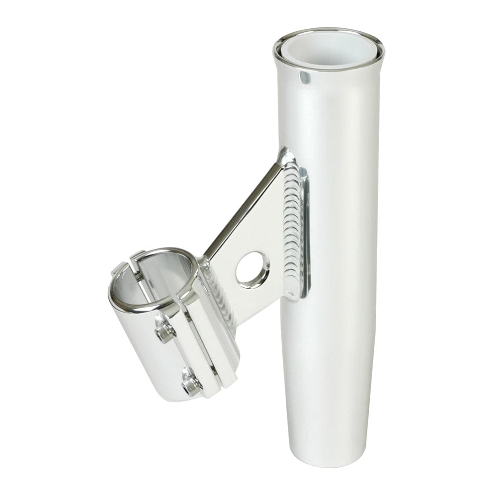 Lee’s Clamp-On Rod Holder - Silver Aluminum - Vertical Mount - Fits 1.315 O.D. Pipe - Hunting & Fishing | Rod Holders - Lee’s Tackle