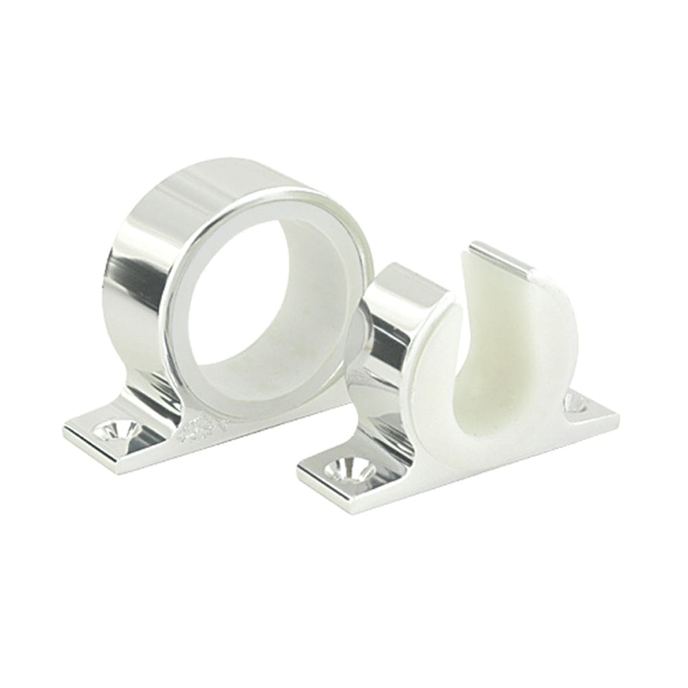 Lee’s Single Rod Rack Set - Bright Silver Finish - Hunting & Fishing | Rod & Reel Storage - Lee’s Tackle