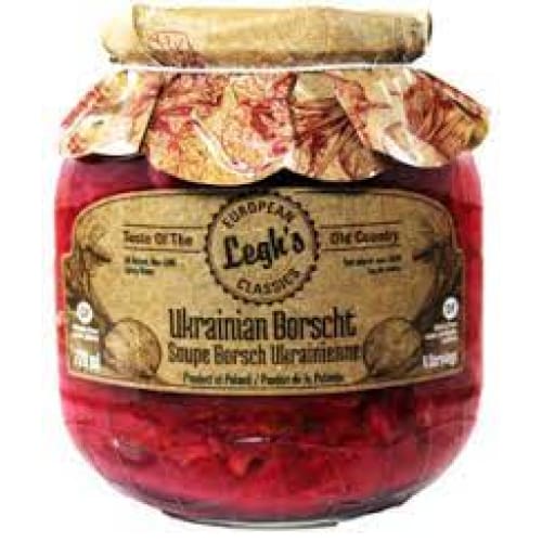 LEGH’S BORSCHT SOUP: Soup Ukraninian 24 oz (Pack of 4) - Soups & Stocks - LEGH’S BORSCHT SOUP