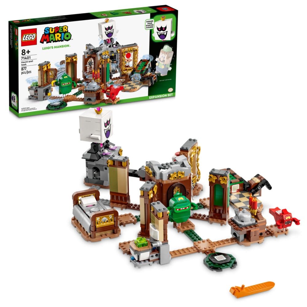 LEGO Super Mario Luigi’s Mansion Haunt-and-Seek Expansion Set 71401 (877 Pieces) - Building Sets - LEGO