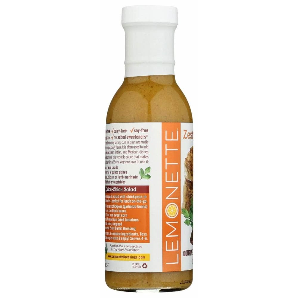 LEMONETTE DRESSINGS Lemonette Dressings Dressing Zesty Cumin, 12 Oz
