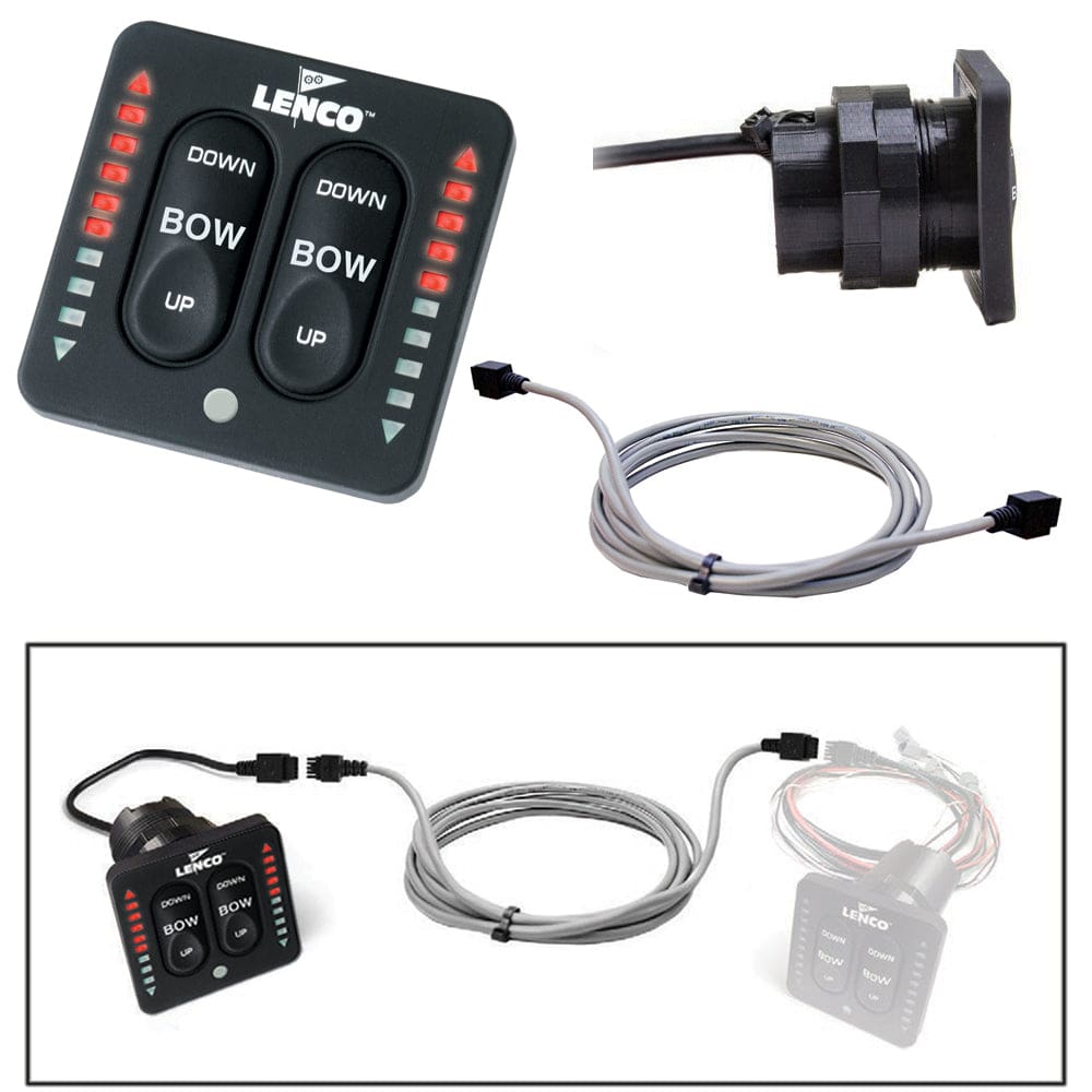 Lenco Flybridge Kit f/ LED Indicator Key Pad f/ All-In-One Integrated Tactile Switch - 40β - Boat Outfitting | Trim Tab Accessories - Lenco