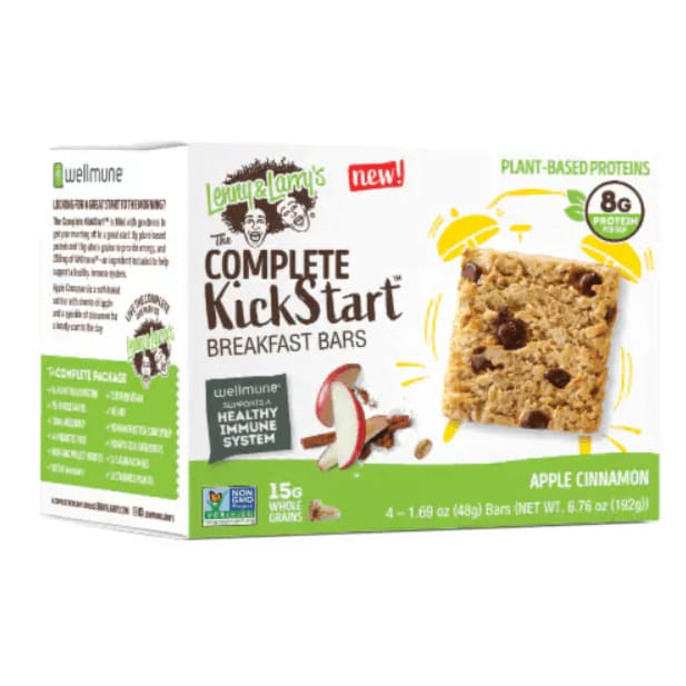 LENNY & LARRYS Grocery > Breakfast > Breakfast Foods LENNY & LARRYS: Apple Cinnamon Breakfast Bars 4 Ct, 6.77 oz