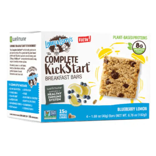 LENNY & LARRYS Grocery > Breakfast > Breakfast Foods LENNY & LARRYS: Blueberry Lemon Breakfast Bars 4 Ct, 6.77 oz
