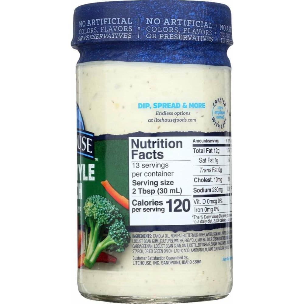 Litehouse Litehouse Homestyle Ranch Dressing and Dip, 13 oz
