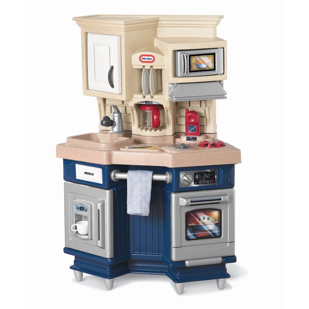 Little Tikes Super Chef Kitchen - Blue & Cream - Kitchen Play Sets - Little