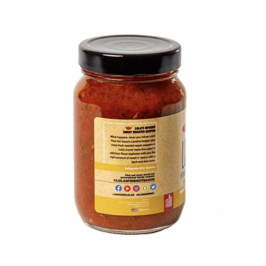 LOLAS FINE HOT SAUCE Lolas Fine Hot Sauce Salsa Sweet N Spicy Mango, 16 Fo