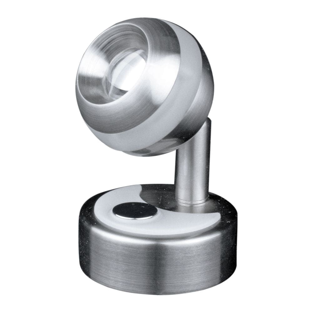 Lunasea Wall Mount LED Light w/ Clear Ring & Touch Dimming - Warm White/ Brushed Nickel Finish - Lighting | Interior / Courtesy Light -