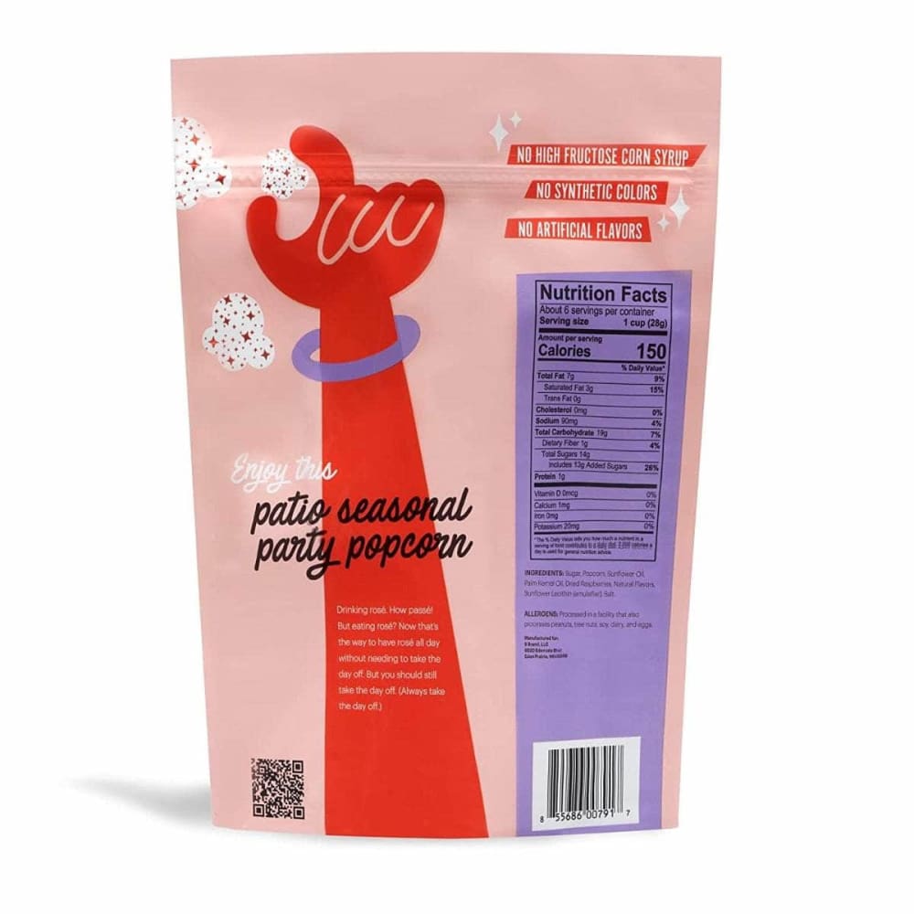 MADDY & MAIZE Grocery > Snacks > Popcorn MADDY & MAIZE: Berries And Rose Popcorn, 4.5 oz