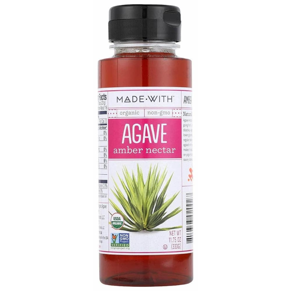 MADE WITH MADE WITH Organic Agave Amber Nectar, 11.75 oz