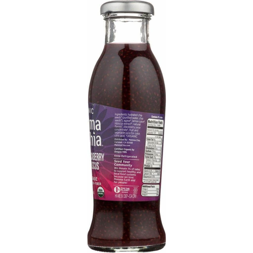 Mamma Chia Mamma Chia Organic Blackberry Hibiscus Vitality Beverage, 10 oz