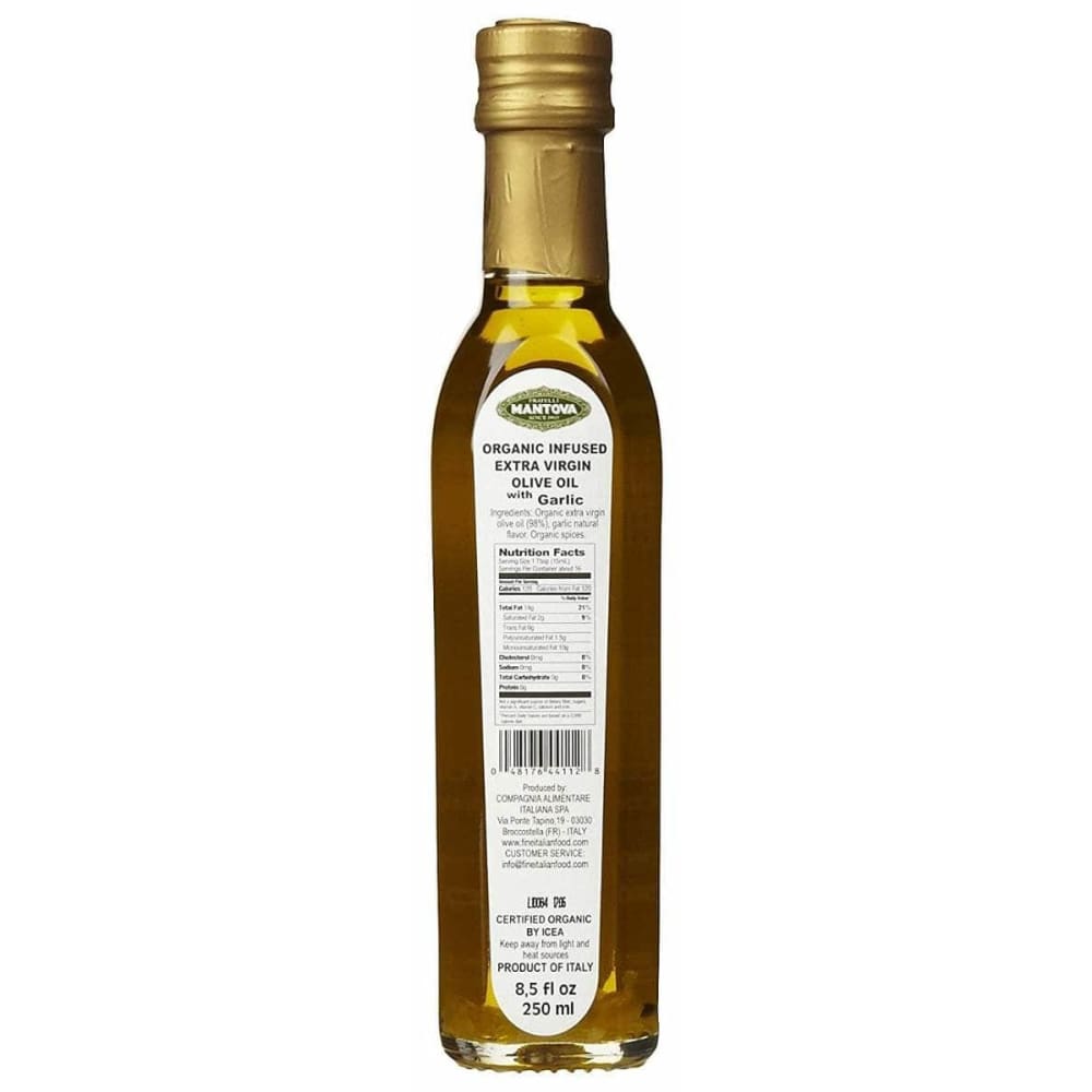 MANTOVA Grocery > Cooking & Baking > Cooking Oils & Sprays MANTOVA Oil Olive Xvrgn Grlc, 8.5 fo