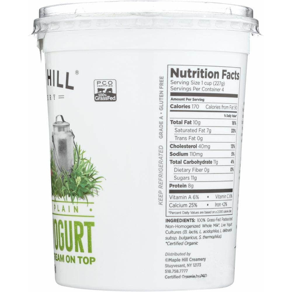Maple Hill Maple Hill Creamery Plain Yogurt, 32 oz