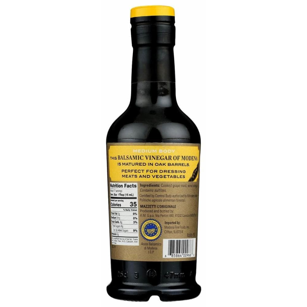 MAZZETTI Grocery > Cooking & Baking > Vinegars MAZZETTI: Gold Label Balsamic Vinegar Of Modena, 8.45 oz