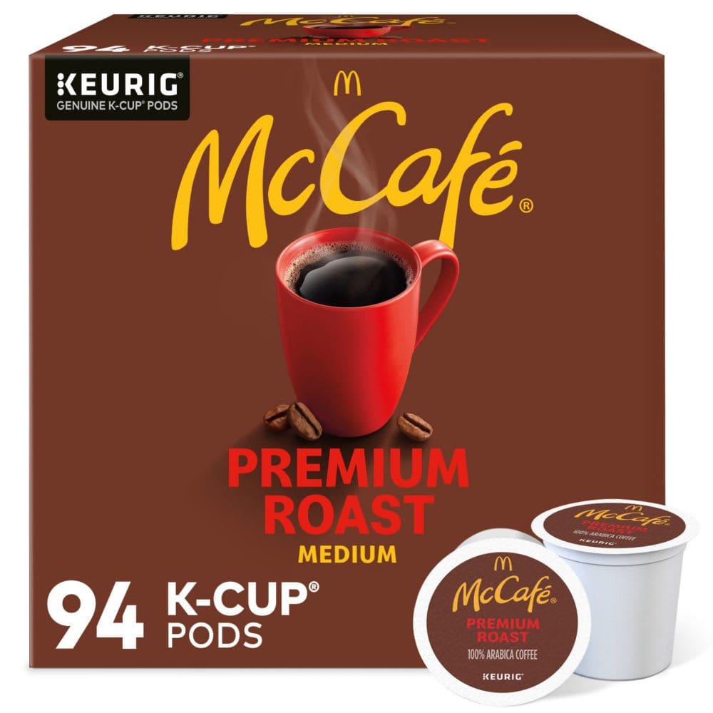 McCafé Premium Roast K-Cup Coffee Pods (94 ct.) - K-Cups & Single Serve Coffee - McCafé