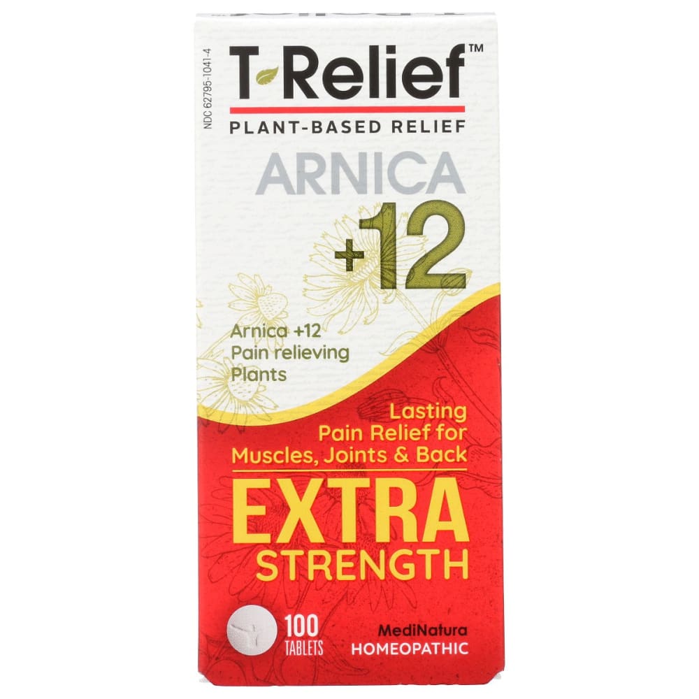 MEDINATURA: T Relief Extra Strength Pain Relief 100 tb (Pack of 2) - Herbs & Homeopathic > HOMEOPATHIC MEDICINES > HOMEOPATHIC MEDICINE PAIN