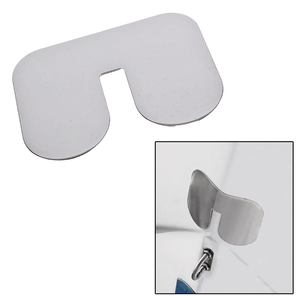 Megaware ScuffBuster™ Standard with Notch - 5.75 x 4.5 - Notched Bowguard - 22G - Stainless Steel - Trailering | Rollers & Brackets,Boat