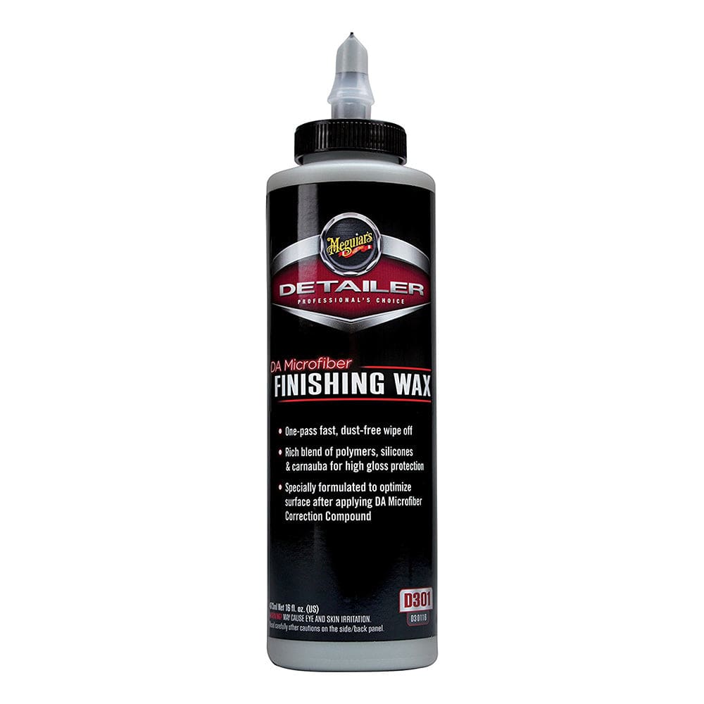 Meguiar’s DA Microfiber Finishing Wax - 16oz (Pack of 2) - Boat Outfitting | Cleaning - Meguiar’s