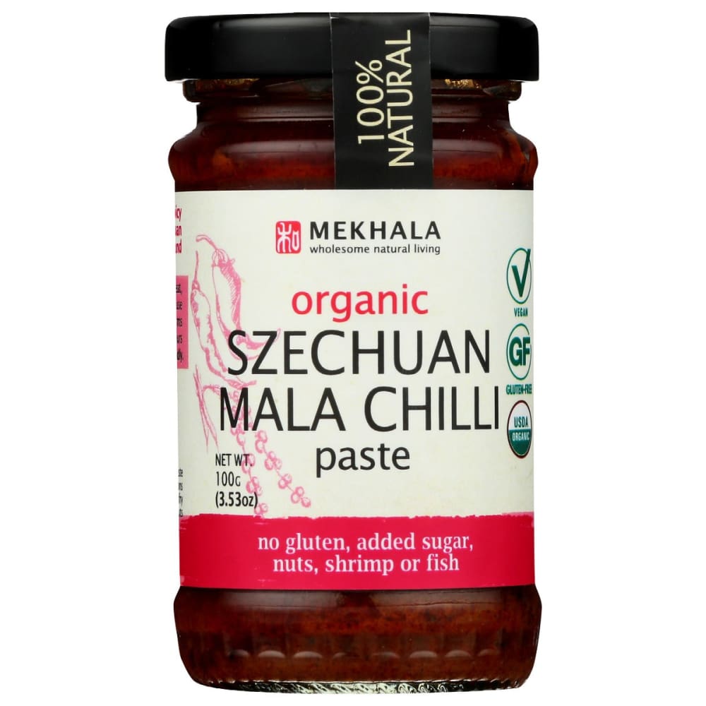 MEKHALA: Paste Chili Szechuan Mala 3.53 oz (Pack of 4) - MEKHALA