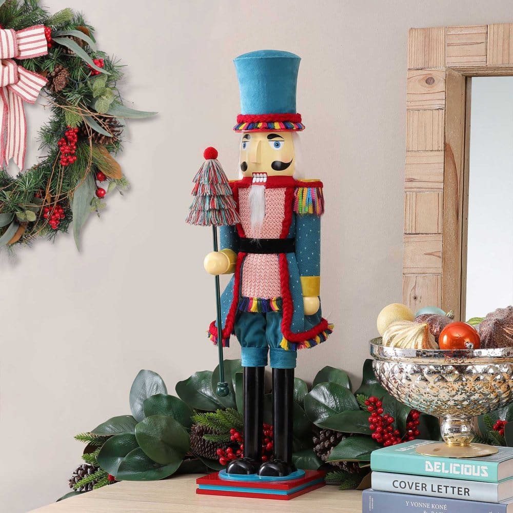 Member’s Mark 32 Decorative Wooden Nutcracker (Teal) - Holiday Brights - Member’s
