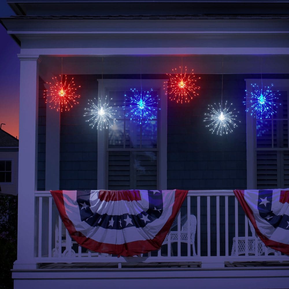 Member’s Mark 6-Pk. Patriotic Starburst Lights - Seasonal Decorative Accents - Member’s