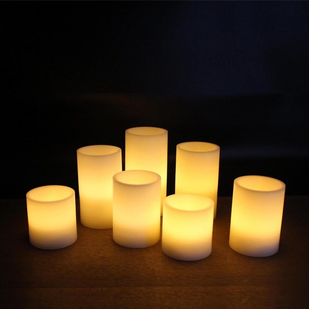 Member’s Mark 7-Piece Flameless LED Candles - Fall Decor - ShelHealth