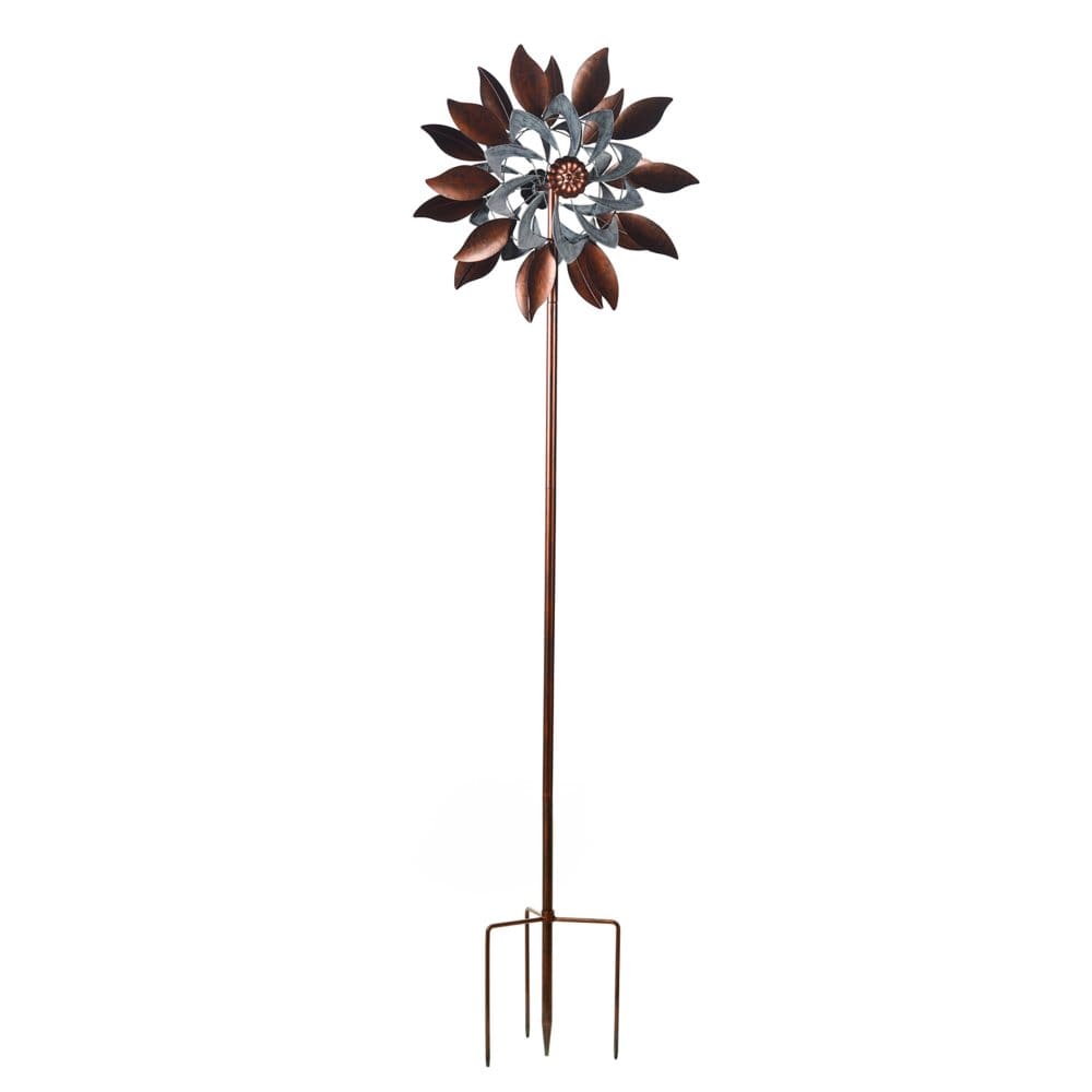 Member’s Mark 83 Distressed Copper & Verdigris Floral Wind Chaser - Outdoor Decorative Accents - ShelHealth