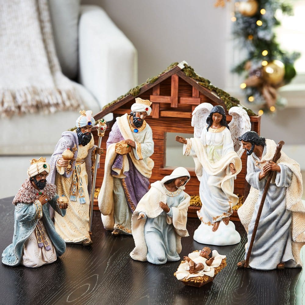 Member’s Mark 9-Piece Nativity - Multicultural - Holiday Decor - Member’s